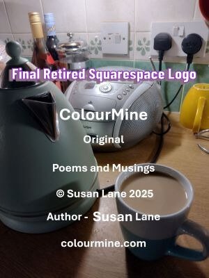 Retired Squarespace final logo for poem From Trees to Kitchen © Susan Lane 2025